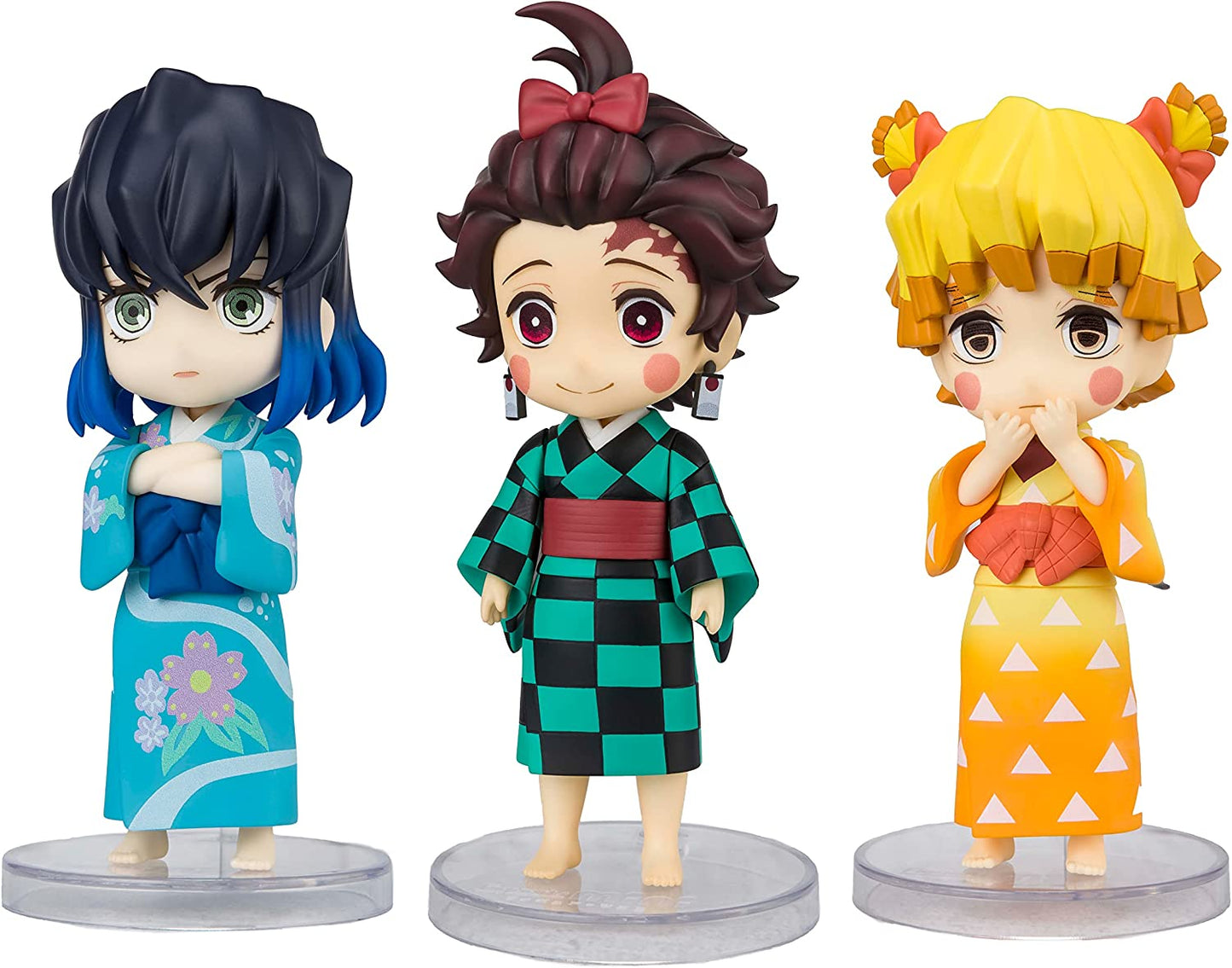 Bandai Tamashii Nations Mini FiguArts: Demon Slayer - Sumiko - Zenko - Inoko Entertainment District Arc Set