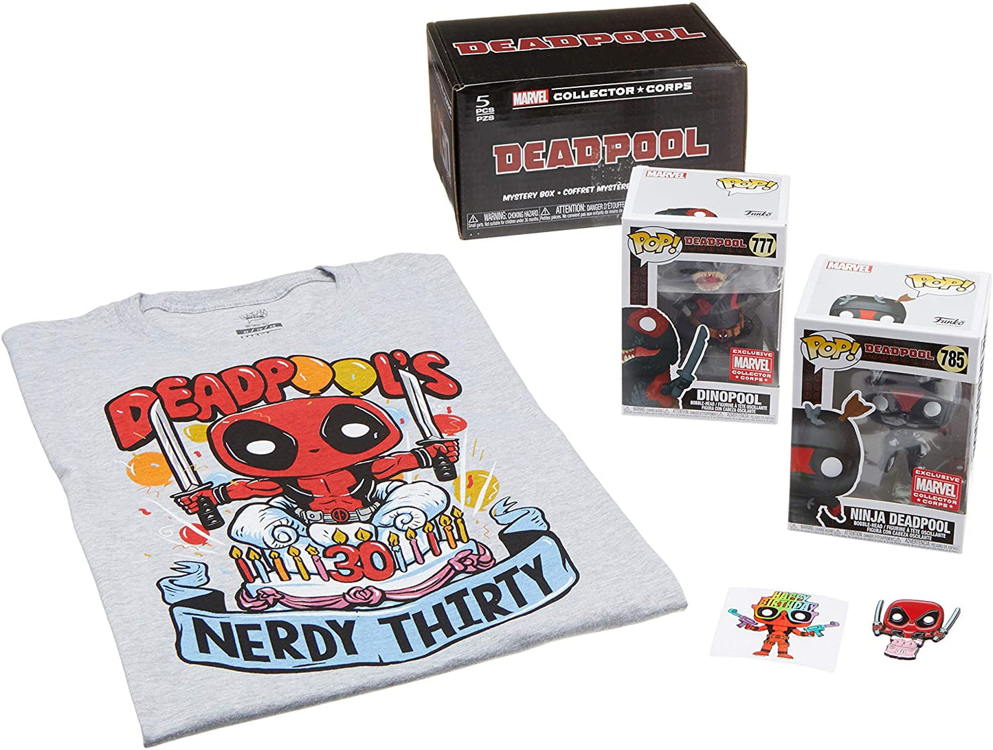 Marvel Collector Corps 30 Aniversario Deadpool Talla L