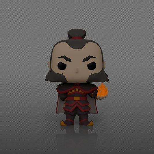 Funko Pop! Animation: Avatar - Admiral Zhao with Glow in The Dark Fireball, Amazon Exclusive