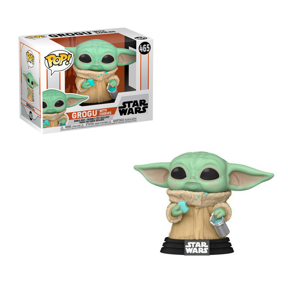 Funko Pop Star Wars: Mandalorian - Baby Yoda con Galleta