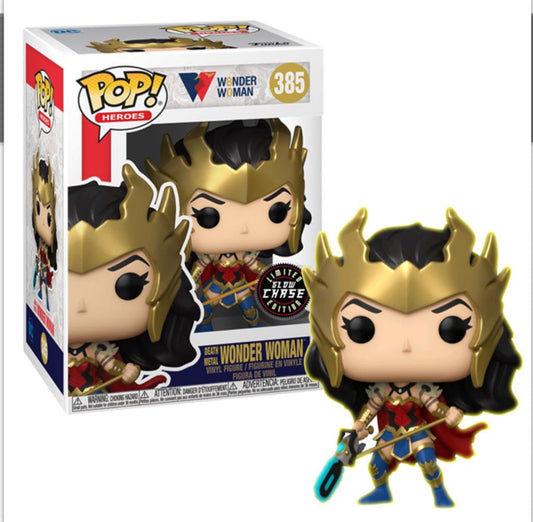 Funko Pop Heroes: Wonder Woman 80 - Death Metal Mujer Maravilla Chase