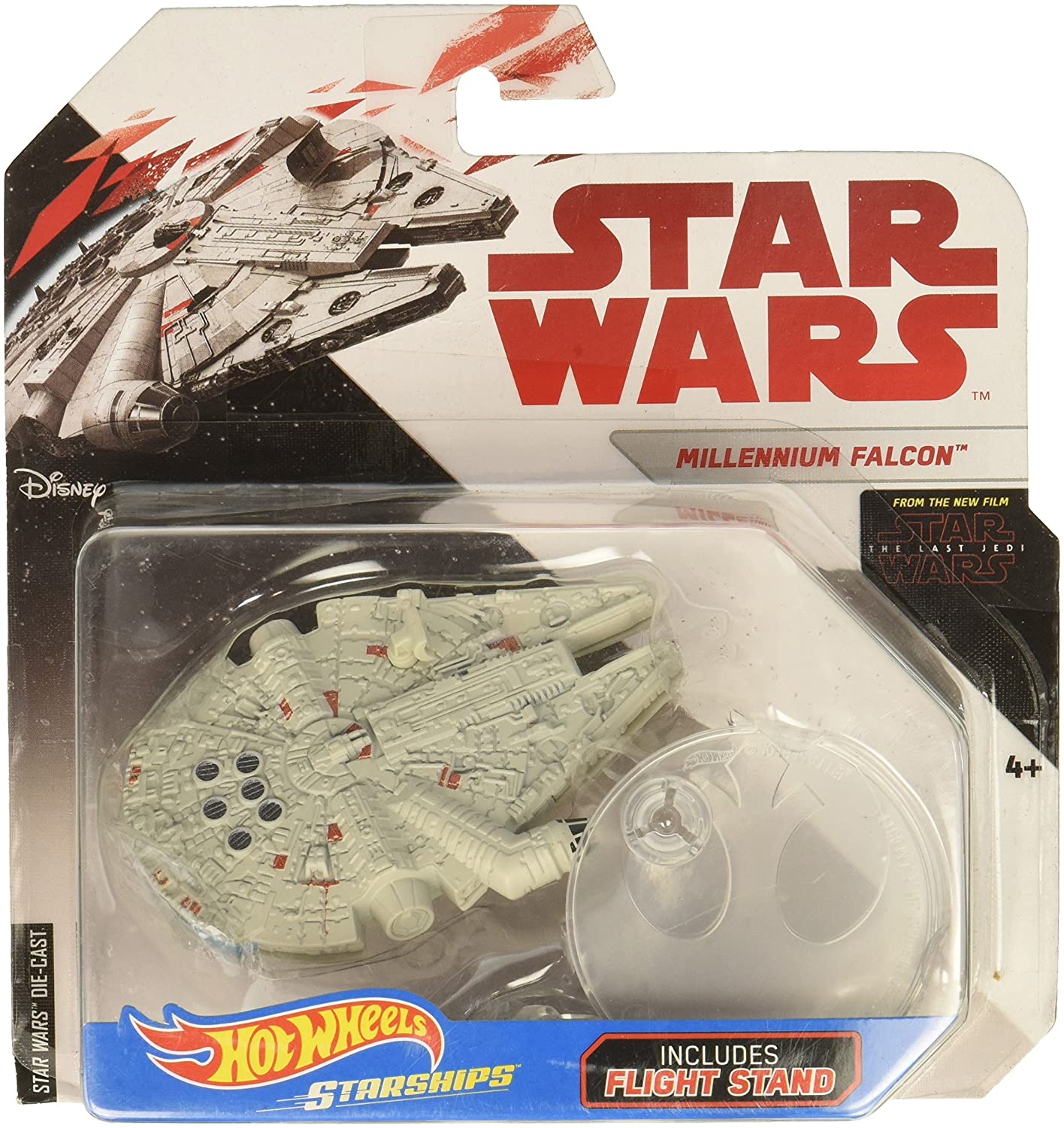 Star Wars The Last Jedi Hot Wheels Starships Alcon Milenario