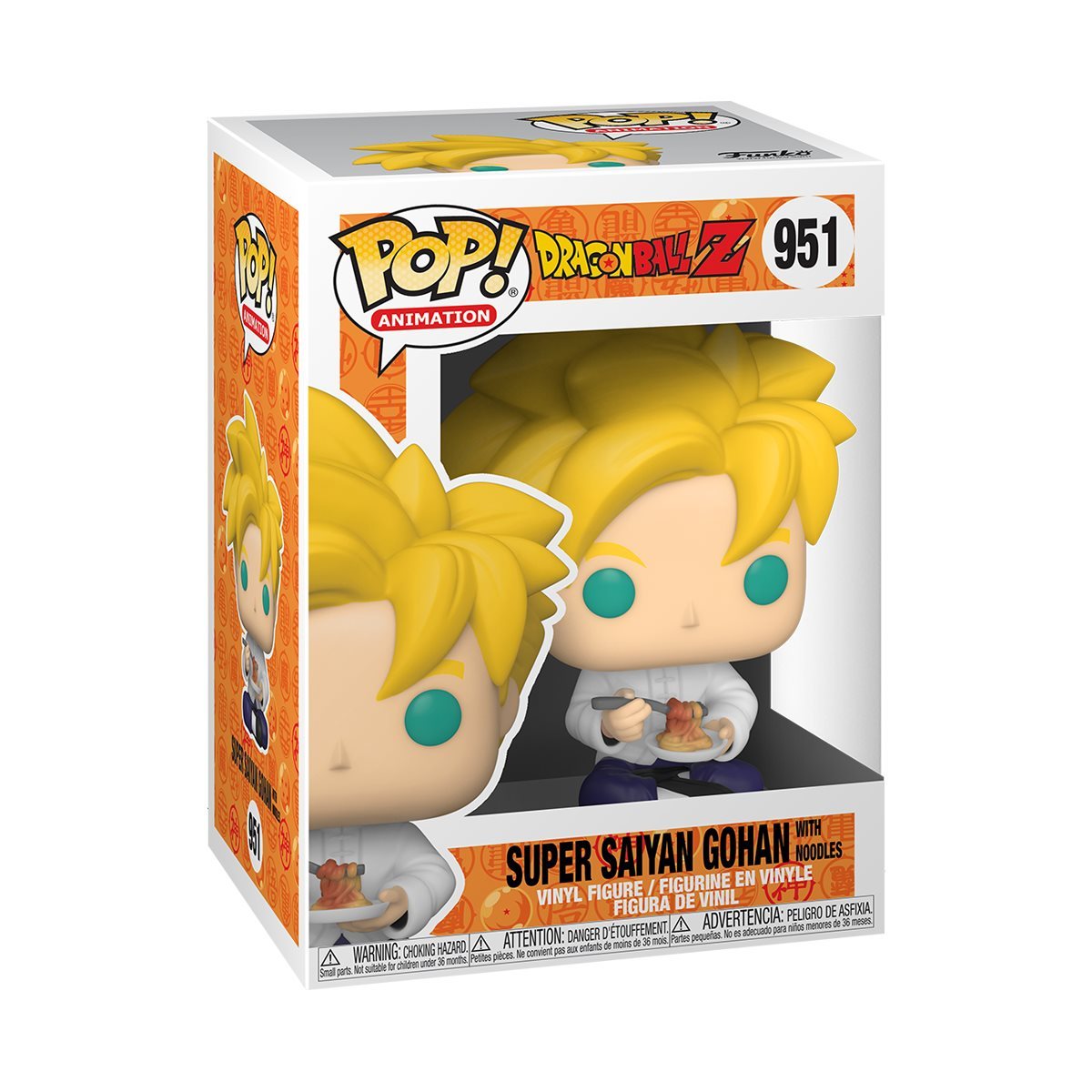 Funko Pop Animation: Dragon Ball Z - Super Sayajin Gohan con Fideos