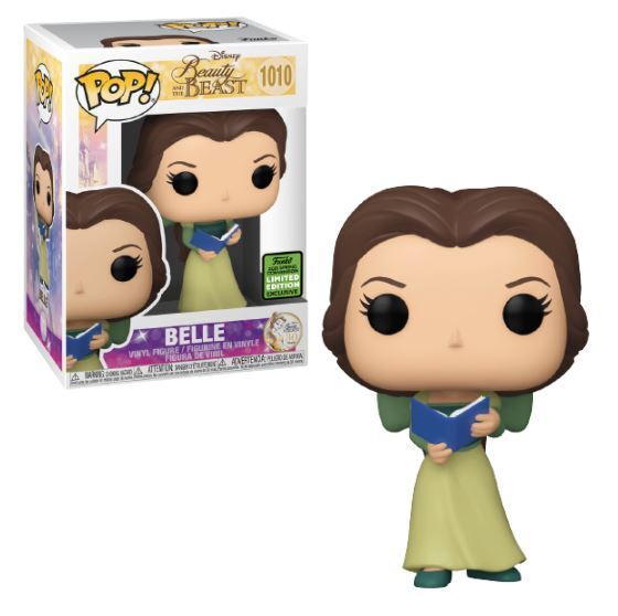 Funko Pop Disney: La Bella y la Bestia - Belle in Green Dress with Book (Bella)