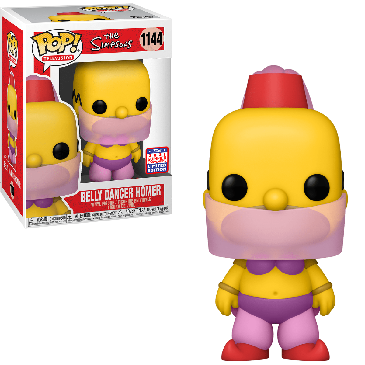 Funko Pop Television: The Simpsons - Belly Dancer Homero Summer Convention