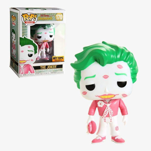 Funko DC Comics Bombshells Pop! Heroes The Joker (Pink & White) Vinyl Figure Hot Topic Exclusive