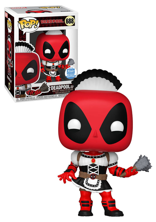Funko Pop Marvel: Deadpool (French Maid) Funko Shop Exclusive