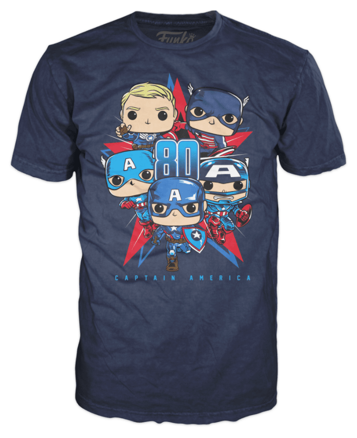 Playera Marvel Capitan America Year of the Shield Talla XL
