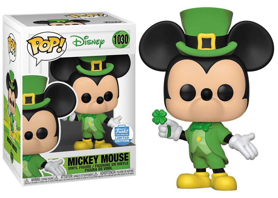 Funko Pop Disney: Mickey - Mickey de la Suerte Exclusivo Funko Shop