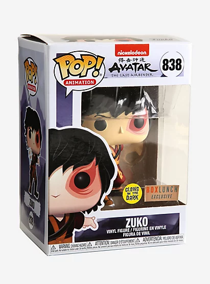 Funko Pop Animation Avatar: The Last Airbender Zuko Lightning Gitd