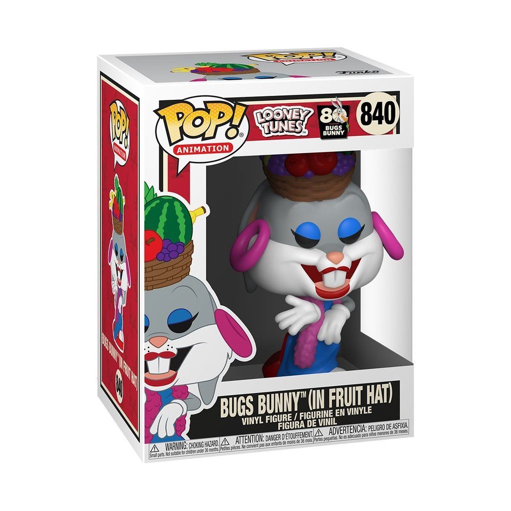 Funko Pop Bugs Bunny Fruit Hat 840 Looney Tunes 80 Aniv.
