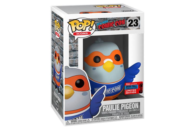 Funko Pop Icons: Nycc Paulie Pigeon Naranja