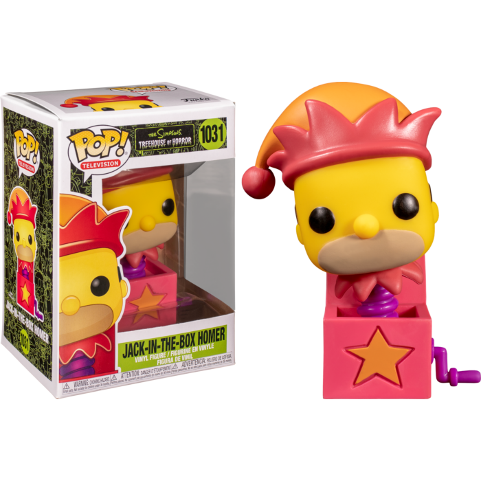 Funko Pop La casita del horror: Jack In The Box Homer