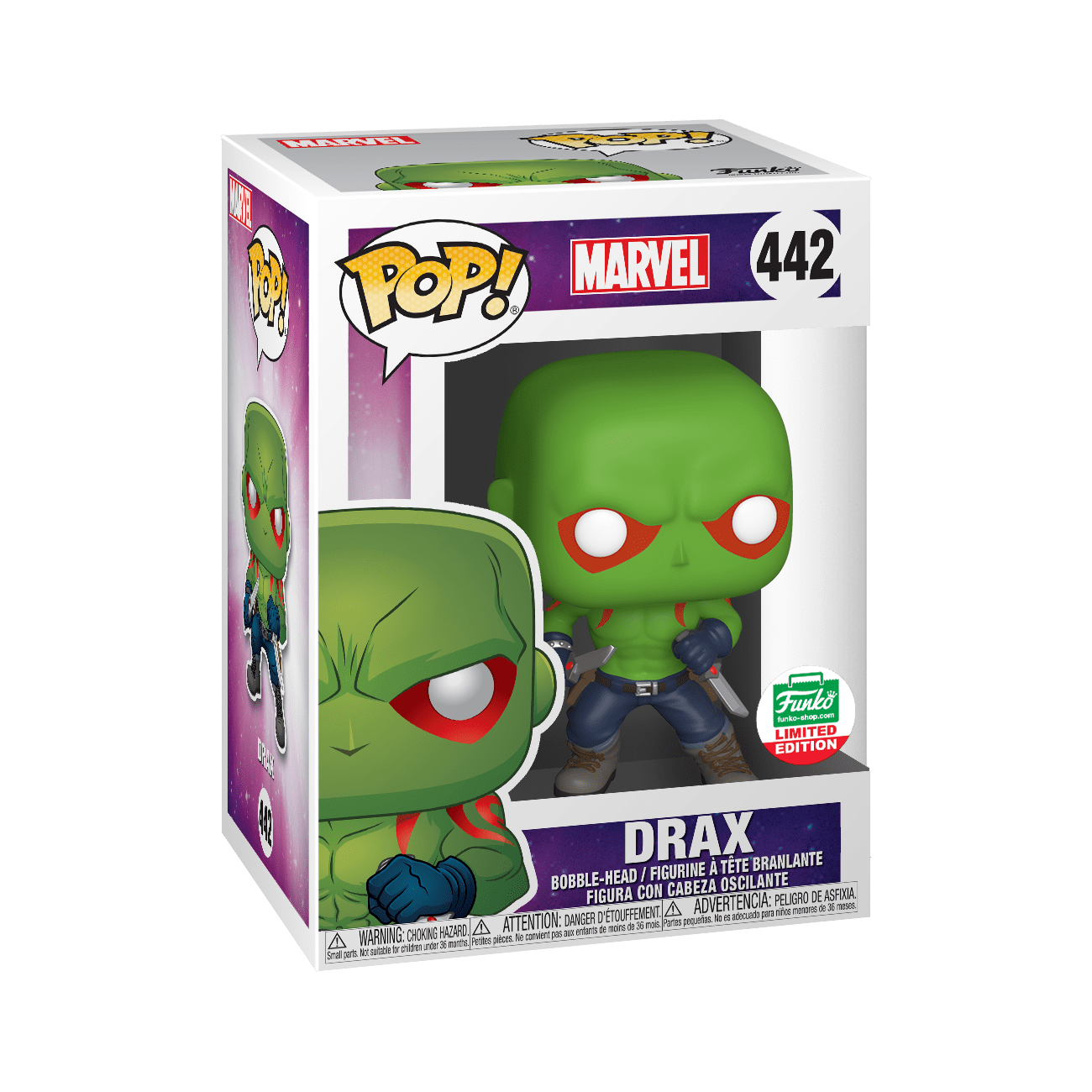 Funko Pop Marvel Guardianes de la Galaxia Drax