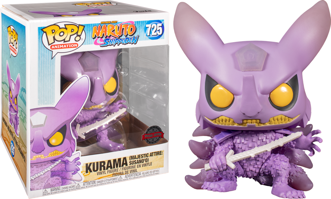 Funko Pop Naruto: Shippuden Kurama Majestic Susanoo 6" Special Edition
