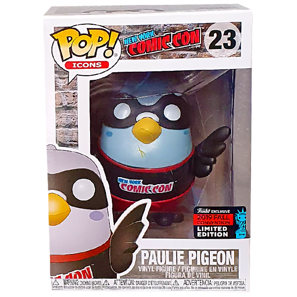 Funko Pop Icons: Nycc Paulie Pigeon (Black)