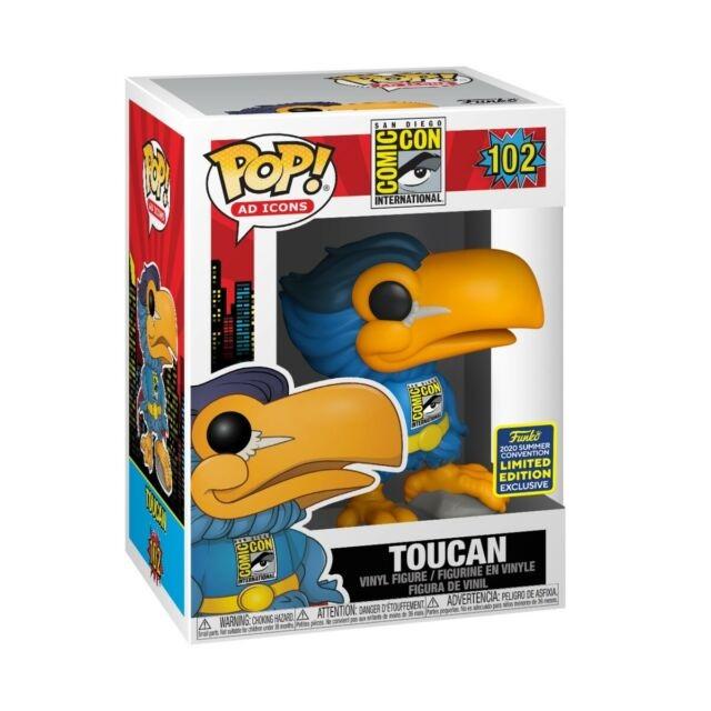 Funko Pop Icons Toucan Super Hero Summer convention