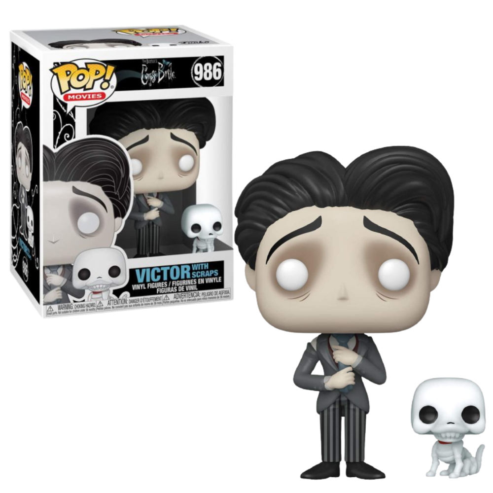 Funko Pop Movies: Corpse Bride - Victor con Scraps