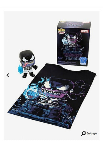Funko pop and tee thanos venomized talla L