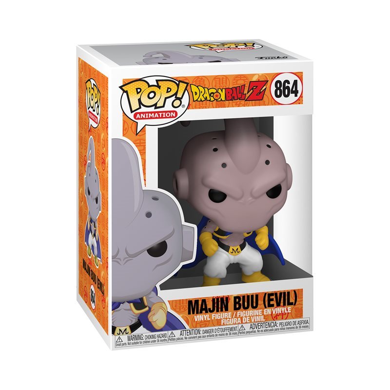 Funko pop animation dragon ball z majin buu evil