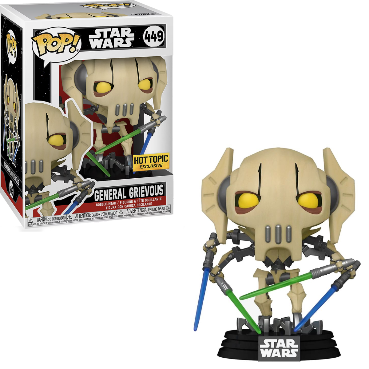 Funko Pop! Star Wars - General Grievous (Four Lightsabers)