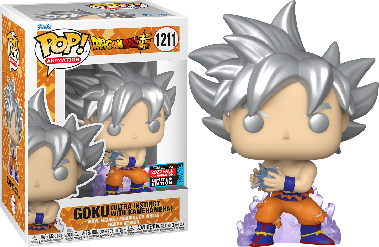 Funko Pop! NYCC Shared Exclusive: DBZ: Goku Ultra Instinct w/Kamehameha #1211
