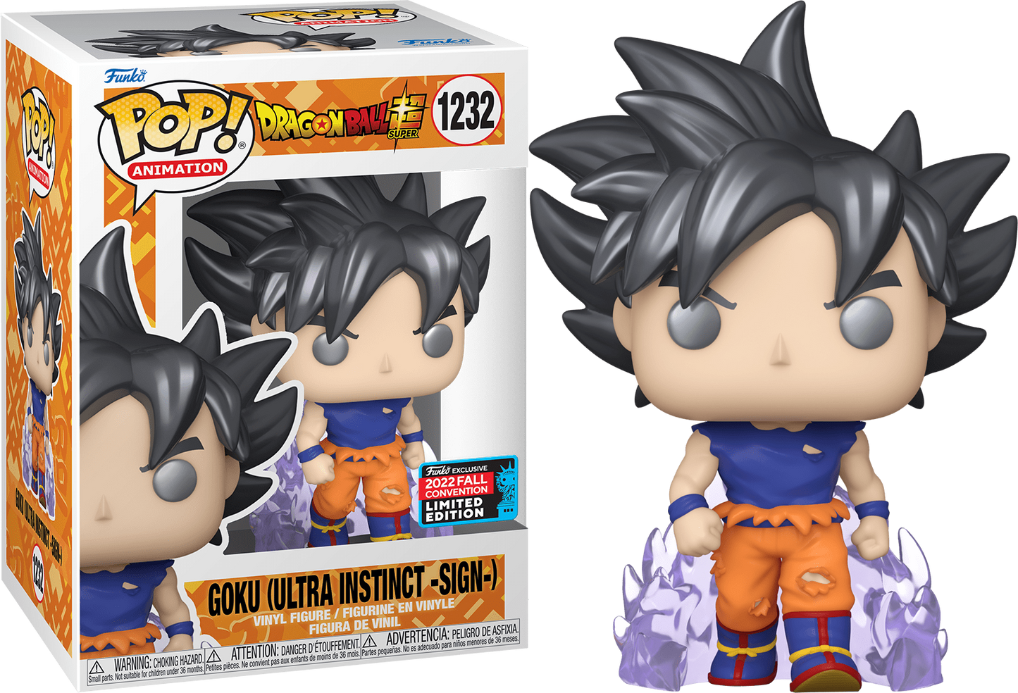 Funko Pop! NYCC Shared Exclusive: DBZ: Goku Ultra Instinct Sign #1232