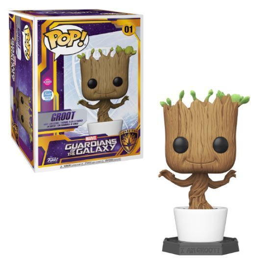 Funko Pop Marvel Dancing Groot Guardians of the Galaxy 18 pulgadas Flocked