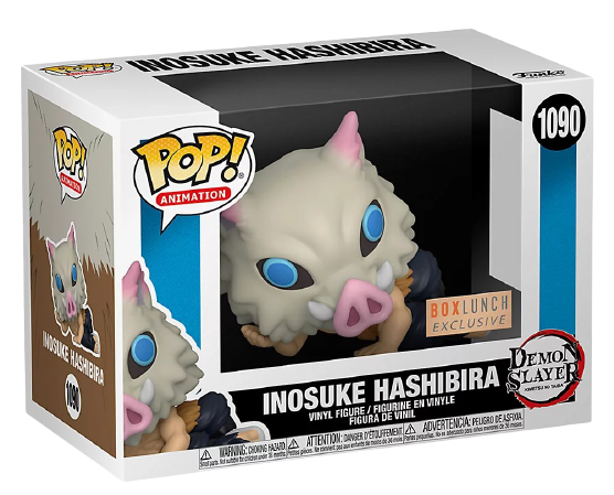 Funko Pop Animation: Demon Slayer - Inosuke Recostado Boxlunch Exc