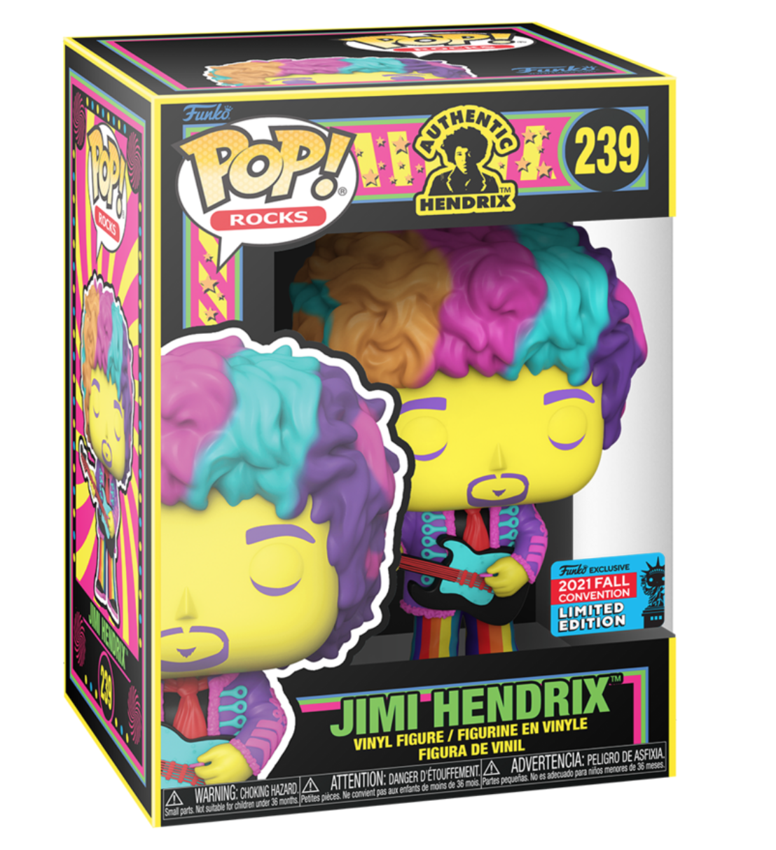 Funko Pop Rocks: Jimi Hendrix - Jimi Hendrix (Blacklight)