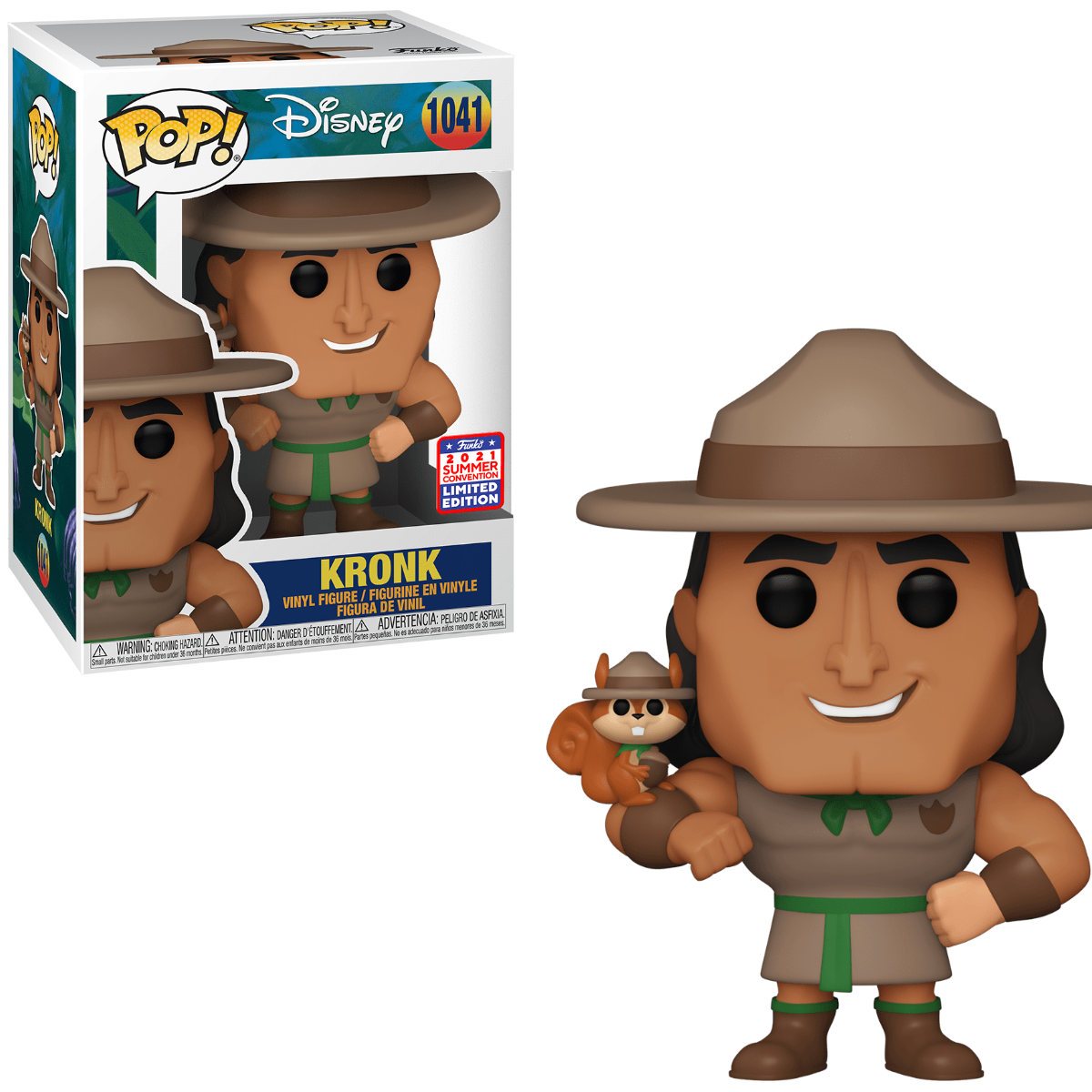 Funko Pop Disney: Las locuras del emperador - Kronk as Scout Leader Summer Convention
