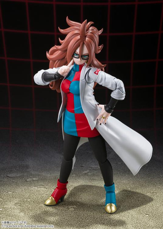 Bandai Tamashii Nations SH Figuarts Dragon Ball FighterZ S.H.Figuarts Android 21 (Lab Coat) Exclusive