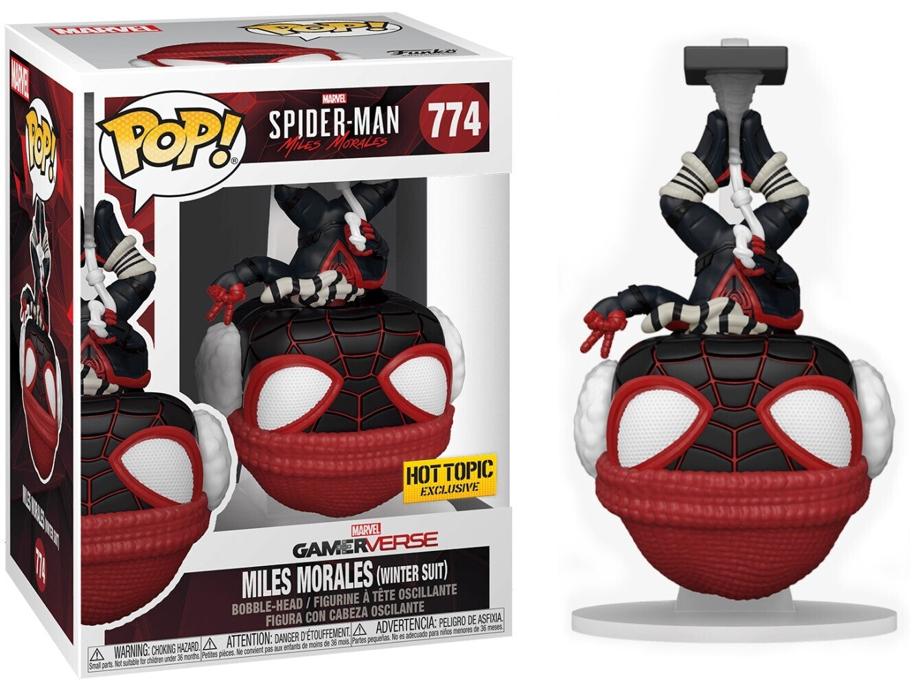 Funko Pop! Spider-man Miles Morales (winter Suit) Exclusive