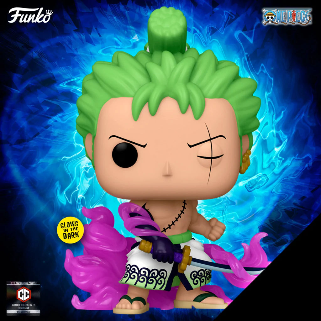Funko Pop! Animation One Piece - ZORO (ENMA) (GITD) #1288 - Chalice Collectibles Exclusive