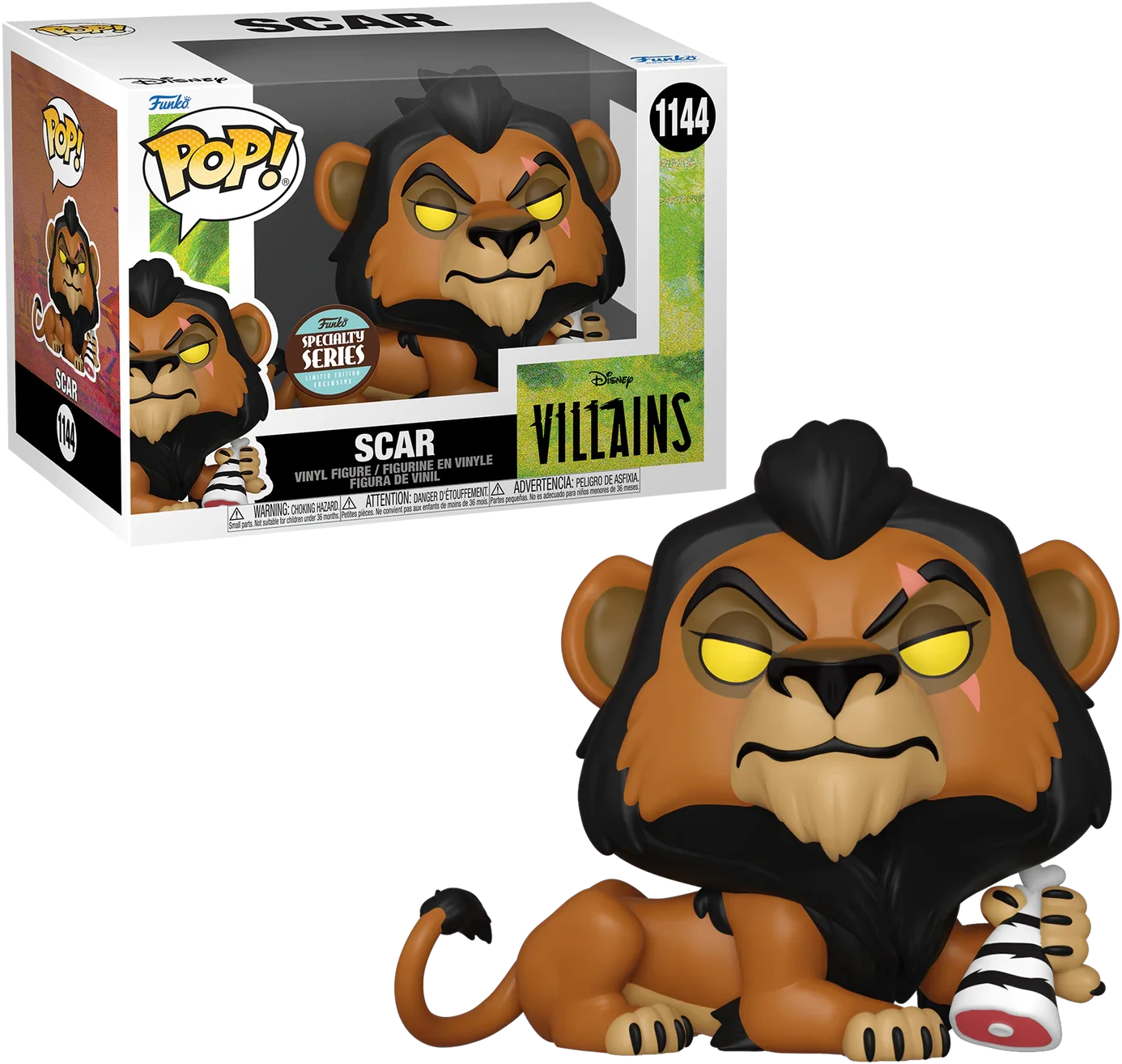 Funko Pop Disney: El Rey Leon - Scar with Meat