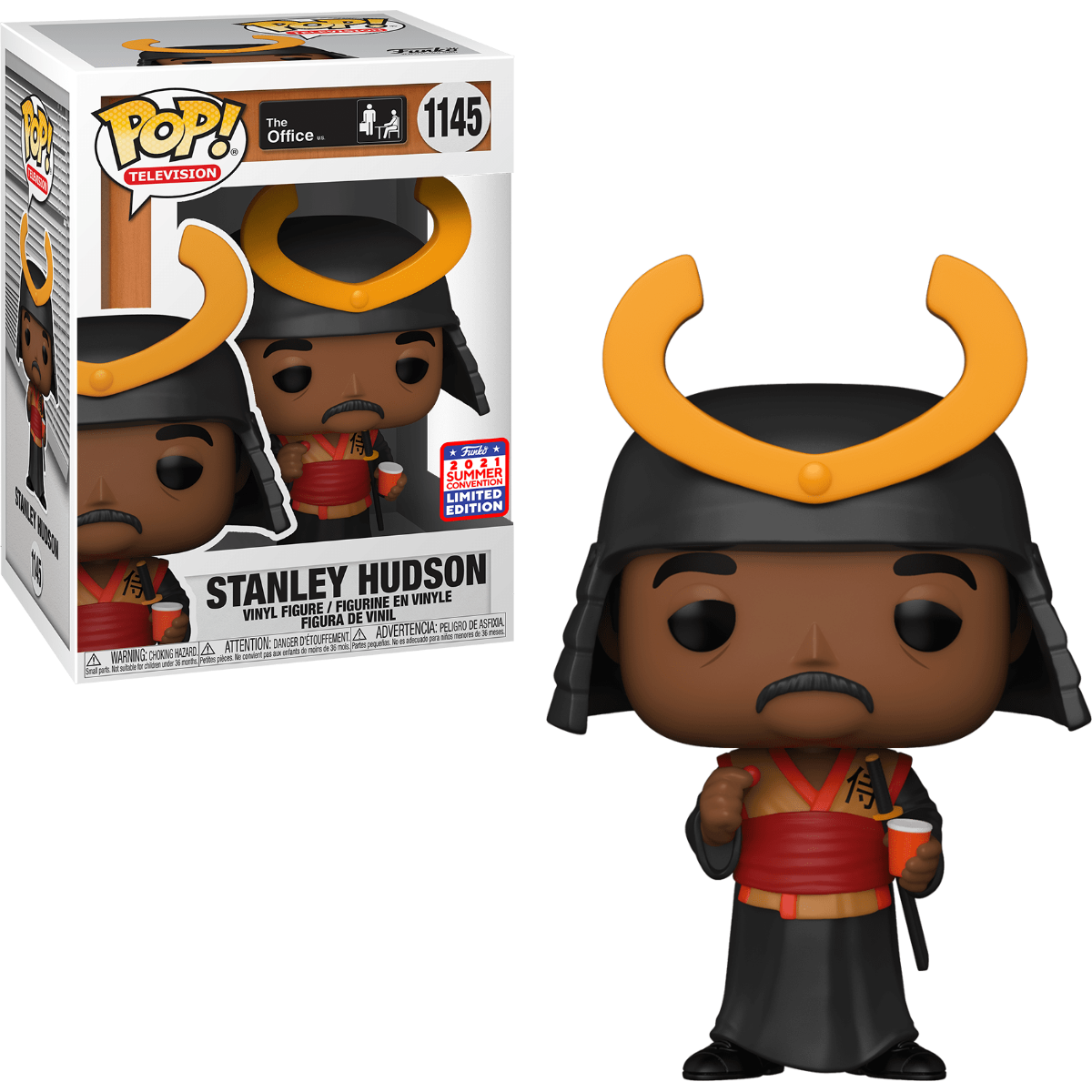 Funko Pop Television: The Office - Stanley Hudson (Warrior) Summer Convention