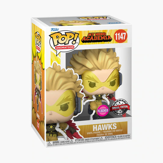 Funko Pop Animation: My Hero Academia - Hawks Flocked Exclusivo