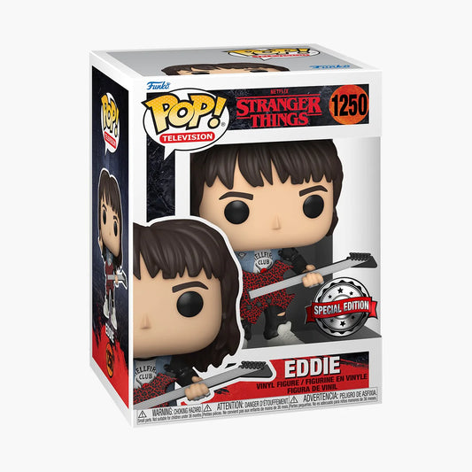 Funko Pop TV: Stranger Things - Eddie con guitarra Exclusivo