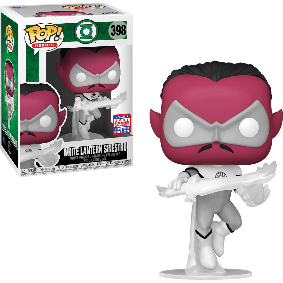 Funko Pop Heroes: DC - White Lantern Sinestro Summer Convention