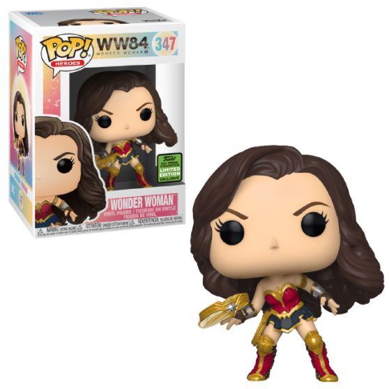 Funko Pop DC: Wonder Woman 1984 - Wonder Woman with Tiara Boomerang (Metallic)