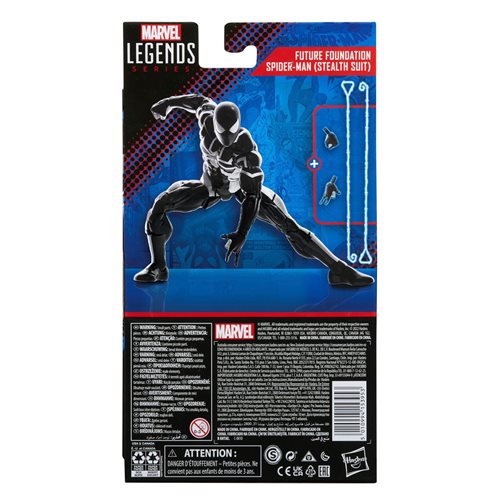 Hasbro Marvel Legends Future Foundation Spider-Man Traje de sigilo