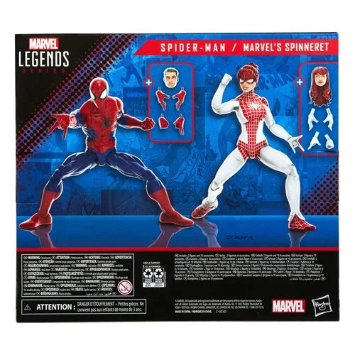 Hasbro Marvel Legends Spider-Man y Spinneret Paquete de 2