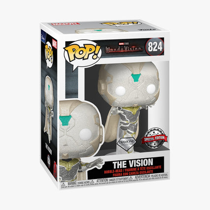 Funko Pop Marvel: WandaVision - Vision Blanco Diamond Glitter Exclusivo