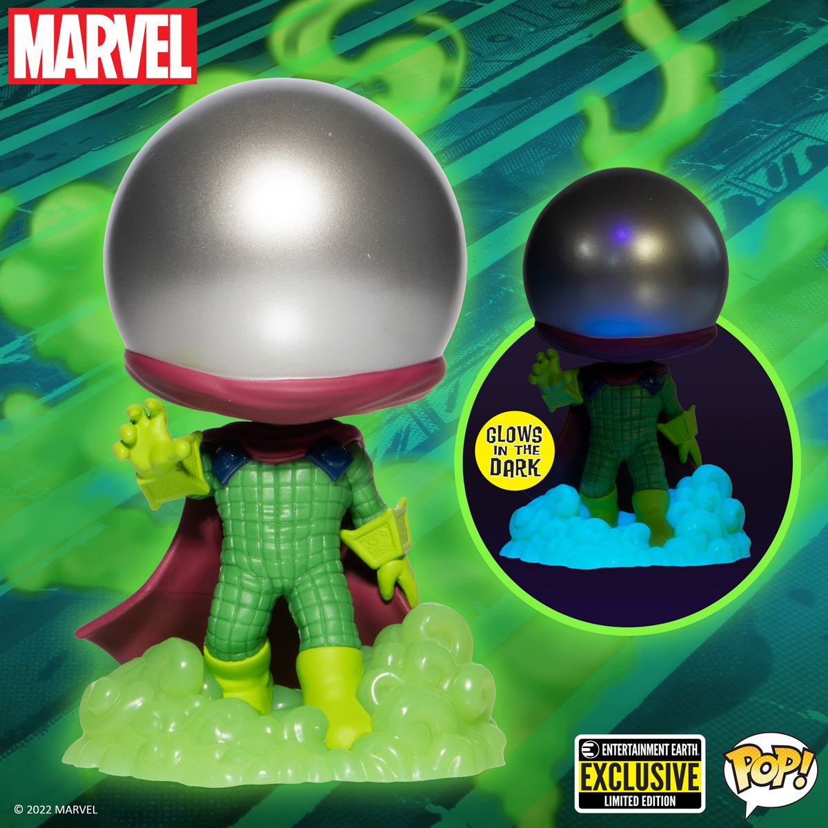 Funko Pop Marvel Mysterio 616 Glow-in-the-Dark - Entertainment Earth Exclusive
