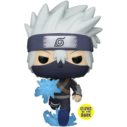Funko Pop Animation: Naruto: Shippuden Young Kakashi Hatake with Chidori Glow-in-the-Dark AAA Anime Exclusive