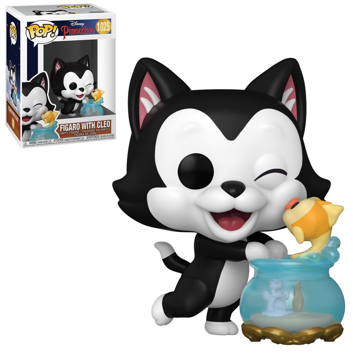 Funko Pop Disney: Pinocchio - Figaro besando a Cleo