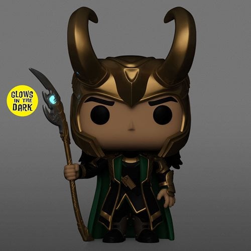 Funko Pop Avengers Loki with Scepter - Entertainment Earth Exclusive
