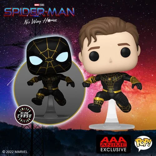 Funko Pop Spider-Man: No Way Home Unmasked Spider-Man Black Suit - AAA Anime Exclusive