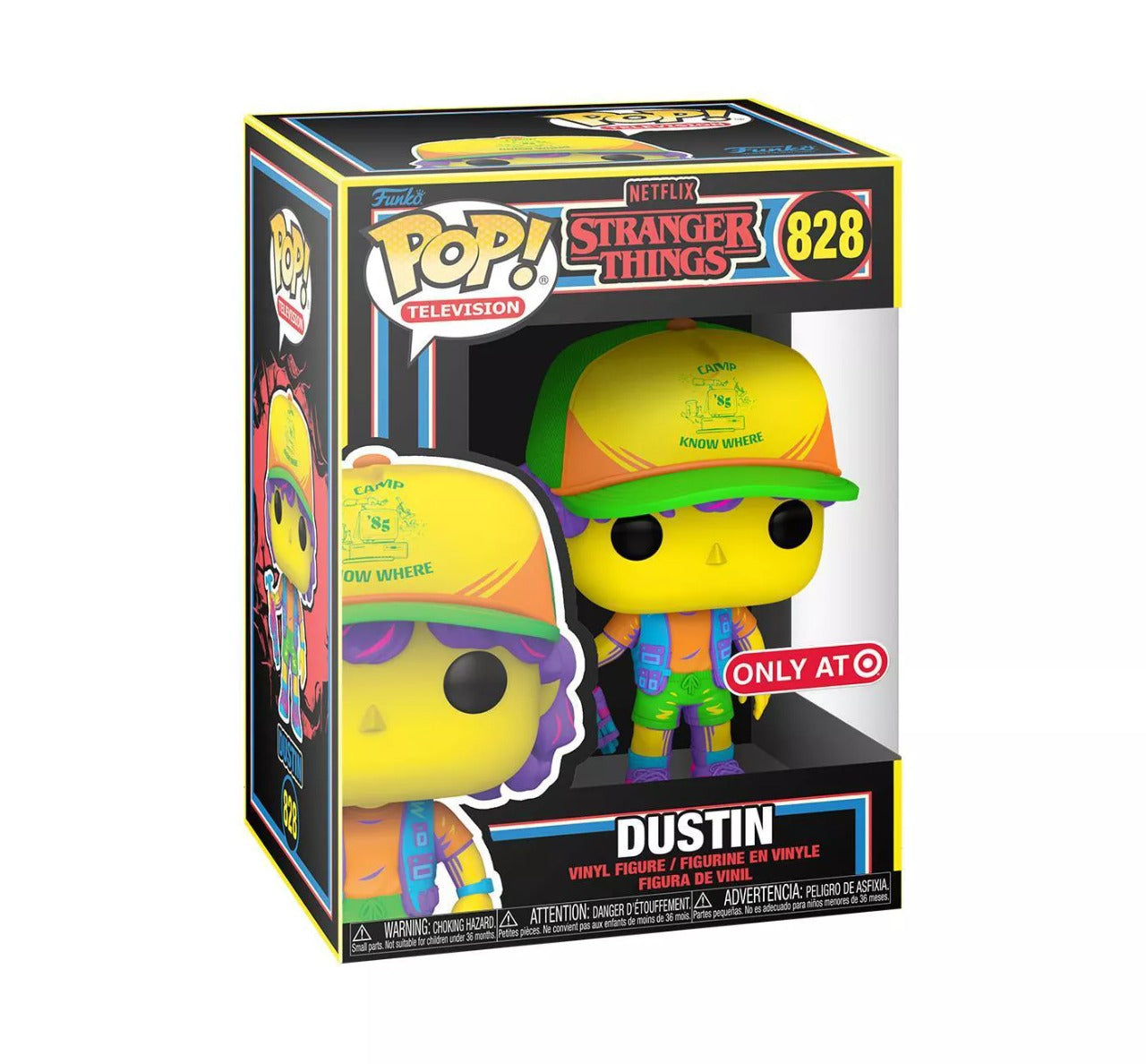 Funko Pop! TV: Stranger Things - Dustin (Vest) Blacklight