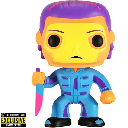 Funko Pop Halloween Michael Myers Black Light - Entertainment Earth Exclusive